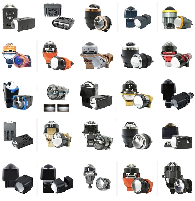 Good Price High Power Car LED Headlight 3.0 Inch Bi LED Projector Lens Light for Auto LED Bulbs 6000K White Light LED Headlight