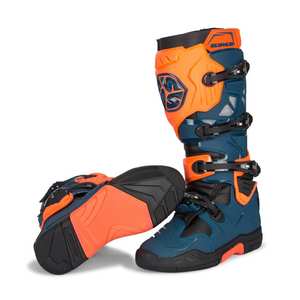 รองเท้าบูทกันน้ำ Scoyco Enduro Motocross สำหรับขี่มอเตอร์ไซค์วิบาก รุ่น 1 Pir Adventure <span class=keywords><strong>Bike</strong></span> Moto Boots - Product Image 3