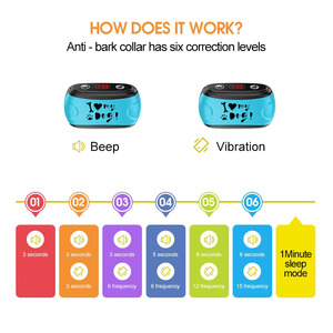 Collar de Adiestramiento para Perros Antiladridos con Modos Fijo y Cíclico, Protección de Batería, Control de Sensibilidad S/G - Product Image 5