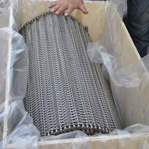 ناقل حلزوني من أسلاك الفولاذ المقاوم للصدأ ، ناقل تبريد حلزوني ، أحزمة ناقلة منسوجة متوازنة - Product Image 6