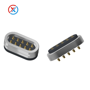 Небольшой Магнитный пружинный штыревой разъем 2,0 мм 4-битный кольцевой магнит и 10-контактный Магнитный пружинный игольчатый разъем - Product Image 6