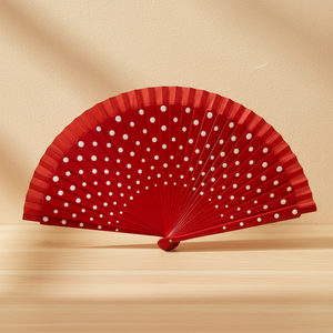 Abanico de Madera de Ébano Hecho en <span class=keywords><strong>Valencia</strong></span> - Abanico de Flamenco con Pintura Floral FAREA, Abanico Español Pintado a Mano - Product Image 2