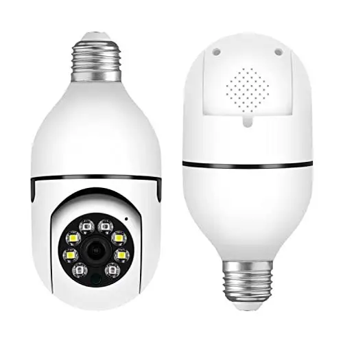 Originele Fabrikant Thuis Draadloze Wifi E27 Lamp Bewaking Slimme Camera 3mp