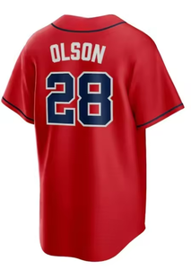 Nouveau Maillot de Baseball Personnalisé Brodé pour Hommes 2026 – <span class=keywords><strong>13</strong></span> Ronald Acuña Jr, 28 Matt Olson, 1 Ozzie Albies – Édition Américaine - Product Image 4