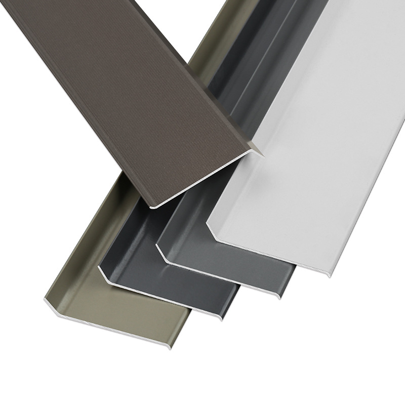 Ultra-Thin Double Layer Aluminum Alloy Baseboard Modern Design Narrow Snap-On Metal Corner Edge for Apartments Wholesale