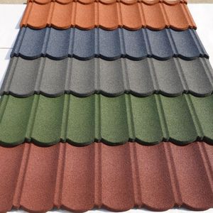 Tegole <span class=keywords><strong>in</strong></span> metallo rivestite di pietra resistente alla corrosione foglio di <span class=keywords><strong>copertura</strong></span> Cottage sul mare - Product Image 5