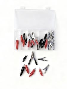 Pince crocodile isolée pour batterie, connecteur électrique pour connexion de <span class=keywords><strong>circuit</strong></span> et charge de batterie de <span class=keywords><strong>voiture</strong></span> - Product Image 4