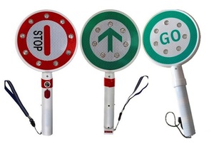 Luz de Señalización <span class=keywords><strong>LED</strong></span> de Mano para Control de Tráfico, Señalización de Tráfico con Flecha de Advertencia de Tráfico, Luz Intermitente <span class=keywords><strong>LED</strong></span> de Mano para Control de Multitudes - Product Image 5