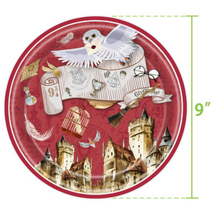 Ensemble de fournitures pour fête <span class=keywords><strong>Harry</strong></span> <span class=keywords><strong>Potter</strong></span>, assiettes en papier, serviettes, nappe, couverts, 60-80 pièces, décoration d'anniversaire, fête d'enfants - Product Image 4