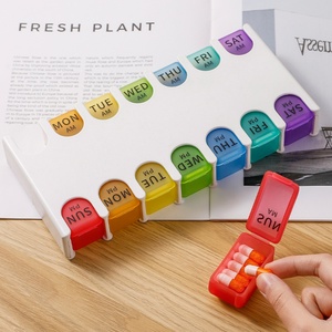 Organizador de Pastillas Semanal Promocional con Compartimento Grande, Apto para Artritis, Estuche de Viaje para 7 Días, para el Hogar - Product Image 6