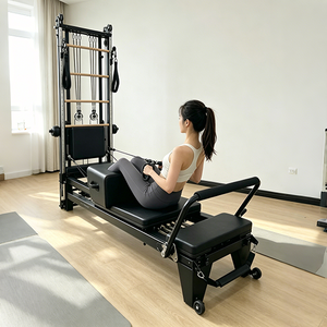 <span class=keywords><strong>Reformer</strong></span> de Pilates de Grado Comercial, Nuevo, con Estructura Reforzada de Aleación de Aluminio, Equilibrado para Estudios de Alto Tráfico - Product Image 1