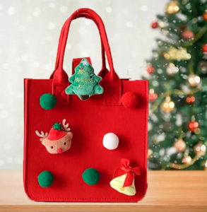 Venta directa de fábrica más vendida Mejor precio Nuevo diseño Decoración de Navidad Bolsa de dulces de fieltro Decoración de Adorno - Product Image 2
