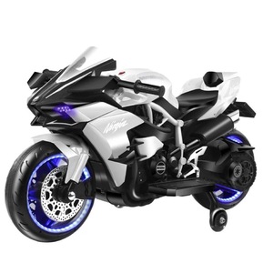 Motocicleta Eléctrica para Niños - Coche de Juguete Recargable de Doble Asiento para Niños, Motocicleta Grande para Montar - Product Image 1