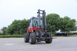 Carretilla elevadora para terreno rugoso de 3,5 toneladas con dirección trasera <span class=keywords><strong>4WD</strong></span>, opciones de 4 toneladas y 5 toneladas para la construcción de almacenes agrícolas, accesorios opcionales - Product Image 4