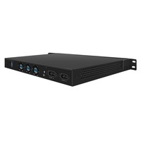 Serveur d'ordinateur industriel Zynshield 1U | CPU 12e/13e génération | Deux ports SFP + 5G/10G | Passerelle pare-feu Linux/ROS | Stock VPN