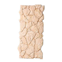 Vente Flash : Panneau Mural Moderne en PU Effet Pierre Empilée Irrégulière, Ignifuge et Imperméable, Faux Roche pour Décoration de Maison et Villa