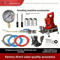 Accessoires pour machine à injecter le ciment haute pression, étanches et anti-fuites, comprenant buse à ciment-graisse, tuyau et tête de pistolet, garantie 3 ans