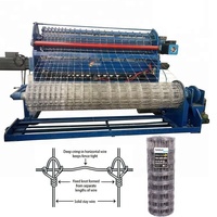 HTK nouveau type haute vitesse ferme animale charnière joint noeud fixe prairie treillis métallique clôture machine à tisser