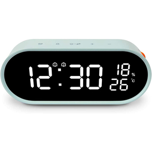 Orologio da Tavolo Digitale LED Multifunzione di Alta Qualità con Display Snooze, Orologio Moderno <span class=keywords><strong>Rosa</strong></span> - Product Image 1