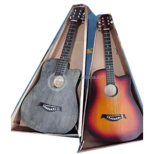 厂家直销OEM服务廉价古典手工吉他41英寸专业原声吉他批发