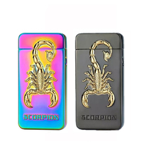 Briquet Dragon Personnalisé Cool, Briquet Électrique USB à Arc Sans Flamme en Métal Coupe-Vent, Allume-Cigare Plasma en Alliage de Zinc, Cadeau