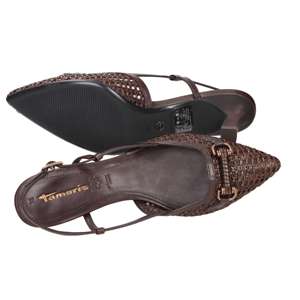 รองเท้าส้นสูงแบบสวม Tamaris Donna สีน้ำตาล ส้นสูง 5 ซม. ไซส์ 36 - Product Image 6