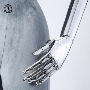 Maniquíes <span class=keywords><strong>de</strong></span> Medio Cuerpo <span class=keywords><strong>de</strong></span> ABS <span class=keywords><strong>de</strong></span> Alta Calidad RuiChen, Cubiertos <span class=keywords><strong>de</strong></span> Terciopelo, con Soporte <span class=keywords><strong>de</strong></span> Exhibición para Ventana, Brazos Ajustables para Sastre y <span class=keywords><strong>Modista</strong></span> - Product Image 6