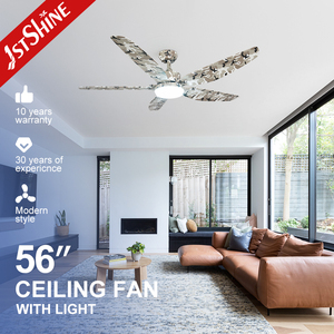 1stshine Ventilateur de plafond électrique Camouflage Couleur Lame Dimmable Led Lighting 56 Pouces Plafond Ventilateur Lumière - Product Image 2