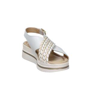 Sandalias Valleverde Donna de Madera de Sándalo con Plataforma Blanca y Tacón de 5 cm, Talla 35 - Product Image 4