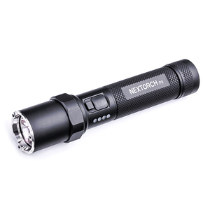 USB şarj edilebilir P8 <span class=keywords><strong>SWAT</strong></span> taktik el feneri için 1600 lümen LED alüminyum alaşımlı gövde IP68 su geçirmez derece 18650 pil - Product Image 1