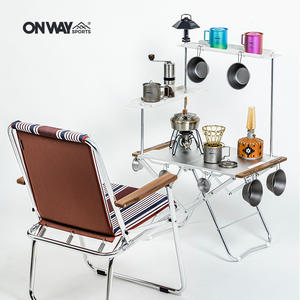 Lichtgewicht Ontwerp Draagbare Reis Outdoor Campingtafels Bankettafel Extralight Aluminium Klaptafel - Product Image 3