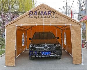Tente d'entrepôt de toit de cadre en métal écologique de haute qualité <span class=keywords><strong>Atelier</strong></span> temporaire Garage à auvent de voiture pour l'extérieur Abri de stationnement de voiture - Product Image 4