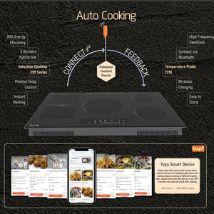 Table de cuisson à induction infrarouge électrique encastrable de 36 pouces, plaque de cuisson à induction intelligente et commandes à activation tactile - Product Image 4
