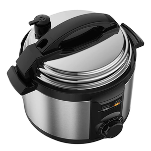 <span class=keywords><strong>Olla</strong></span> <span class=keywords><strong>a</strong></span> <span class=keywords><strong>presión</strong></span> eléctrica compacta de <span class=keywords><strong>acero</strong></span> <span class=keywords><strong>inoxidable</strong></span> de 3 <span class=keywords><strong>litros</strong></span> con control de perilla ajustable de tiempo de cocción, para uso doméstico en la cocina - Product Image 3