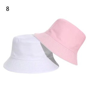 <b>Dropshipping</b> Products Portable Double-sided Anti-UV Wide Brim Foldable Summer Lightweight Bucket Hat for Men Women - Product Image 5