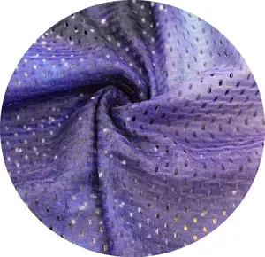 Tessuto stampato digitale della maglia del cielo stellato di ultima progettazione per il vestito