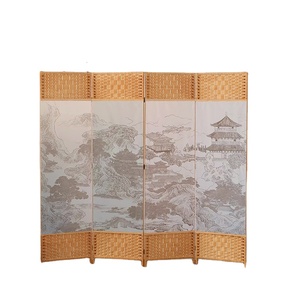 Gấp Màn hình Phòng Divider Phong cách Trung Quốc bằng gỗ màn hình gỗ Mô hình phòng Divider - Product Image 1