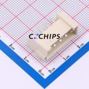 WT396VW-054R-0W Wire-to-Board Pin Header SMD,P=3.96mm,Horizontal Mount Connector 1x5P 3.96mm Horizontal Mount VH - Product Image 1