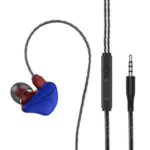 Écouteurs intra-auriculaires filaires JH Sports à succès avec crochet <span class=keywords><strong>d</strong></span>'<span class=keywords><strong>oreille</strong></span>, basses puissantes, prise jack 3,5 mm, cordon de 3 m, son parfait pour la communication téléphonique et le contrôle du karaoké - Product Image 4