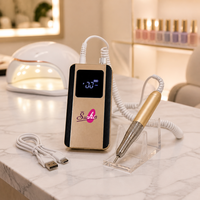 Kit de manucure 4-en-1 avec lampe UV LED, perceuse à ongles, aspirateur de poussière, en métal, pour usage domestique, logo personnalisé, équipement de salon OEM ODM