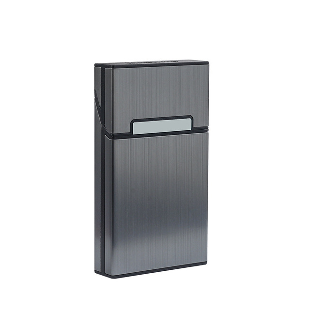 Hot Sale Cigarette Case 20pcs Slim Cigarettes Storage Case Wholesale Aluminum Alloy Portable Metal Holder Cigarette Box Case