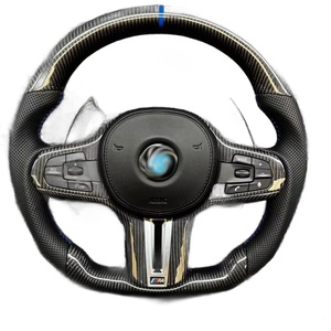 Volant modifié pour BMW Série G, accessoires de modification intérieure en fibre de carbone - Product Image 1