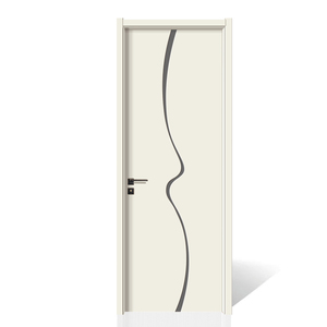 Portes en <span class=keywords><strong>bois</strong></span> de haute qualité de Chine pour appartements et maisons, avec surface en papier mélaminé, cadre de porte et <span class=keywords><strong>quincaillerie</strong></span> pour chambres. - Product Image 2