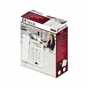 โทรศัพท์แบบมีสายดิจิตอล Dvtech พร้อมจอแสดงผล LED และระบบแฮนด์ฟรี - Product Image 3