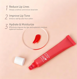 Nouveau <span class=keywords><strong>baume</strong></span> <span class=keywords><strong>à</strong></span> lèvres populaire hydratant et nourrissant, gloss multi-saveurs longue tenue, maquillage végétalien pour le soin de vos lèvres - Product Image 4