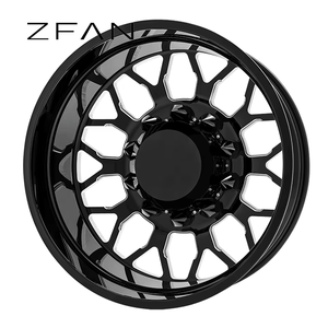 Jantes forgées ZFAN OEM Dually 20-30 pouces, design Deep Dish, noir chromé, couleur bonbon, 8x170 8x180 pour Ford Ram - Product Image 3