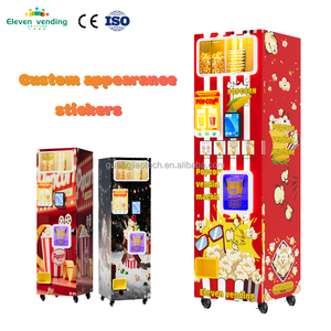 Distributeur automatique de pop-corn frais, distributeur automatique de snacks, écran tactile, système de paiement par pièces, billets et cartes - Product Image 2