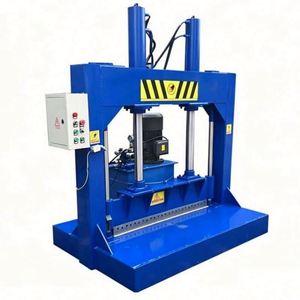 Industrial <b>Hydraulic</b> Rubber <b>Cutter</b> Heavy Duty <b>Hydraulic</b> Rubber Cutting Machine for Rubber Recycling Factory Use - Product Image 1