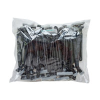 Pochette en vrac du fabricant professionnel carte suspendue épilation du visage rasoir poignée en plastique noir court et réutilisable