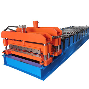 Huayang volautomatische <span class=keywords><strong>machine</strong></span> voor het vormen van geglazuurde metalen dakpannen, dakpannenmachine, bouwmateriaalmachines - Product Image 4